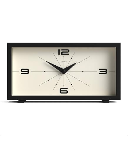 Amazon.com: NEWGATE® Wideboy Alarm Clock | Rectangular Retro